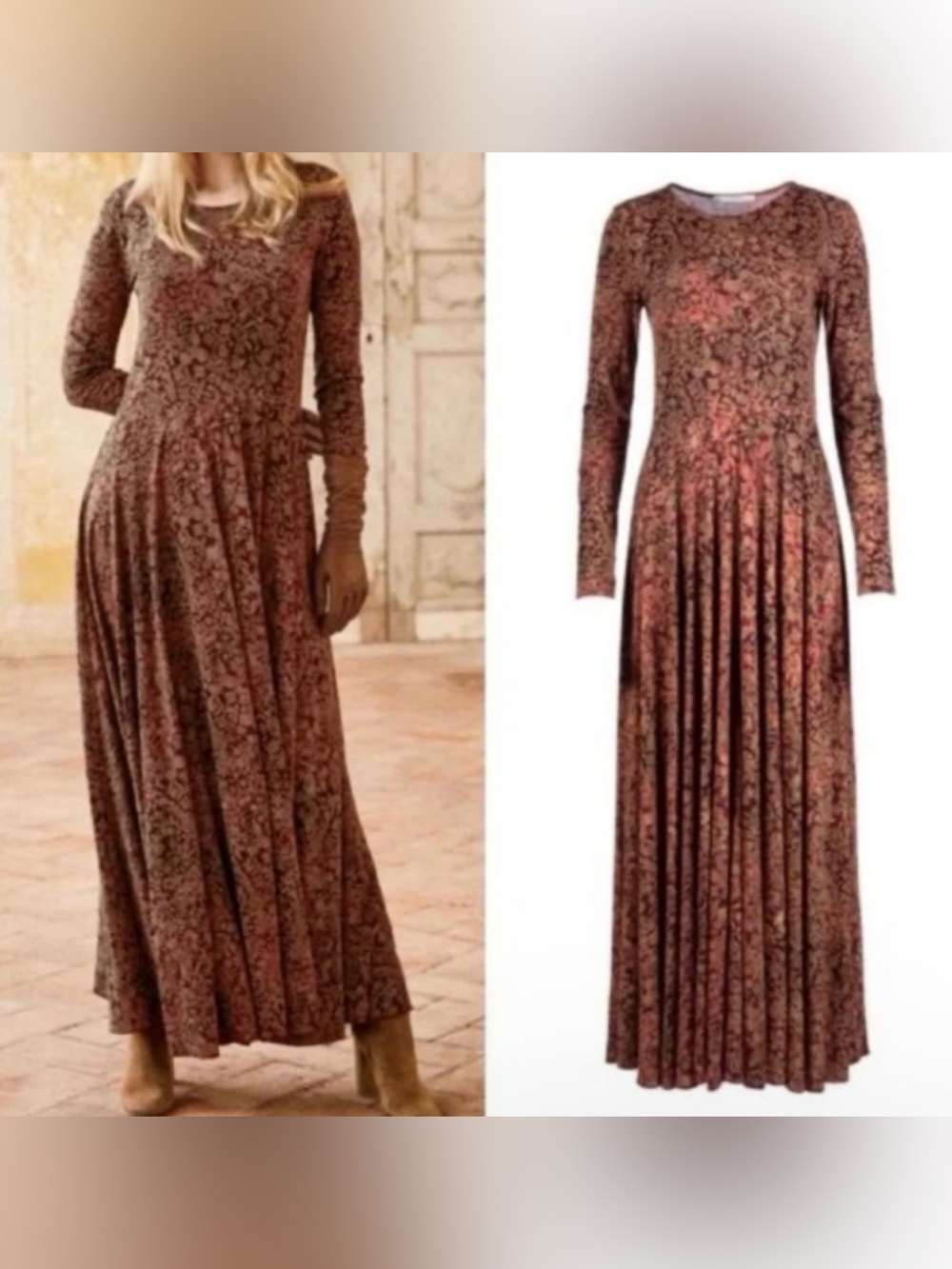 Peruvian Connection Windsor Maxi Dress Size L